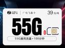 广电飞淼卡【39元55G+100分钟】【仅发浙江】